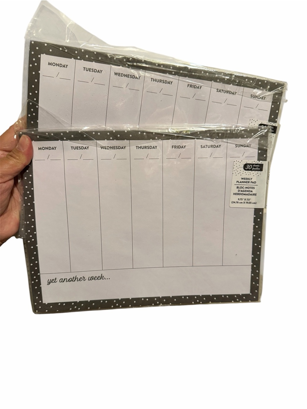 Polka Dot Weekly Planner Sheets 60 total